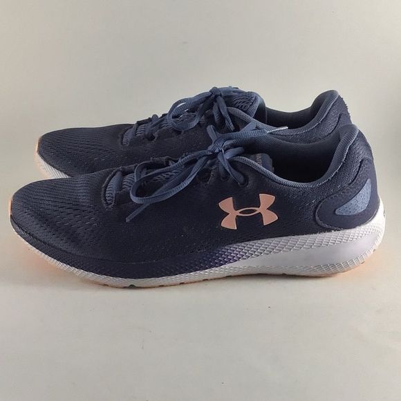 Under Armour charged pursuit womens running shoes navy blue size 9.5 3022604-401 - Picture 3 of 8